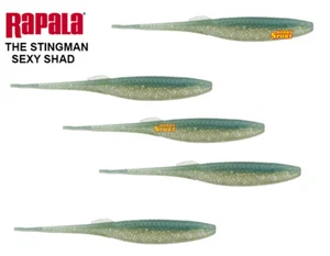 RAPALA THE STINGMAN 3" CRUSHCITY 7,5 CM SEXY SHAD SPINNING SPIGOLA BASS 10 PZ - Foto 1 di 1