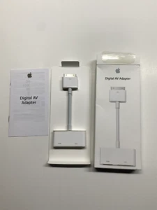OEM Apple 30-Pin Digital AV HDMI Adapter A1422 Genuine - Picture 1 of 3