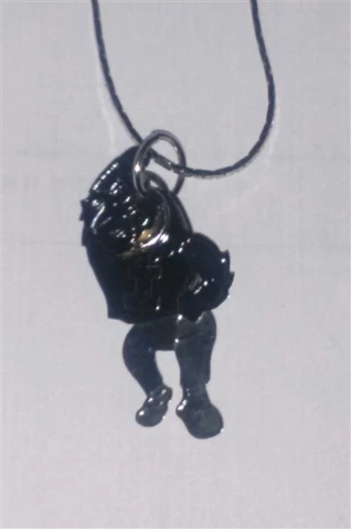 New Iowa State Hawkeyes 3D Silver Tone Necklace Free Ship Cover
