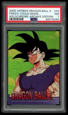 Dragon Ball Z ArtBox Holochrome 03 Son Goku 2000 PSA 7 68476266 - Image 1 of 2