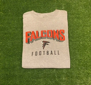 Retro Y2K Reebok Atlanta Falcons arch spell out shadow t-shirt XL NFL football - Picture 1 of 9