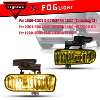 Luces antiniebla para GMC Sierra/2001-2006 GMC Yukon 1999-2002 lámparas de parachoques de repuesto Foto 1 de 4