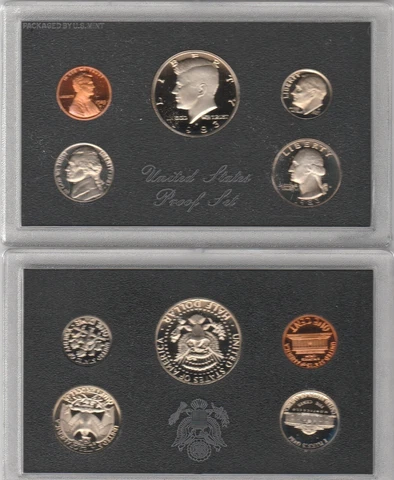 1983 S Proof Set U.S. Mint Original Government Packaging OGP Free Shipping Cover