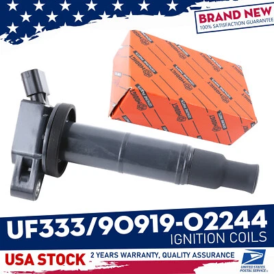 Nuevas bobinas de encendido negras duraderas UF333 para Toyota Solara 2002-2006 90919-02244 Foto 1 de 4
