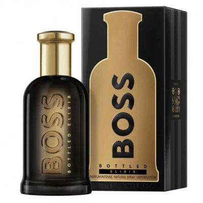 HUGO BOSS BOSS BOTTLED ELIXIR PARFUM INTENSE NATURAL SPRAY 100ML UOMO - Image 1 of 3