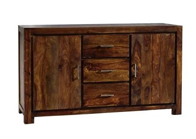 Holz Kommode massiv Sideboard Schrank modern Sheesham Palisander 145x85x45cm - Bild 1 von 4