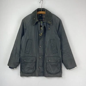 Barbour Bedale Wax Jacket Mens C36 Small Blue Classic Waxed Vintage Country Coat - Picture 1 of 19