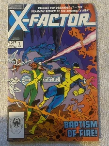 X-FACTOR #1 Origin & 1st X-Factor, Original X-Men Marvel Comics 1986 VF - Picture 1 of 1