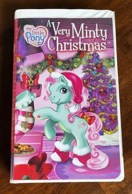 My Little Pony A Very Minty Christmas VHS 2005 Clamshell Chuck E. Cheese Extra - Image 1 of 4