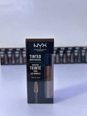 NYX TINTED BRUNETTE EYEBROW MASCARA 6.5ML  LONG LASTING FORMULA FOR STRUCTURE - Image 1 of 4