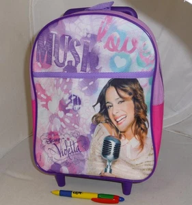 Violetta Stunning Mini Trolley Backpack 34X23Cm Original Disney Violeta New - Picture 1 of 2