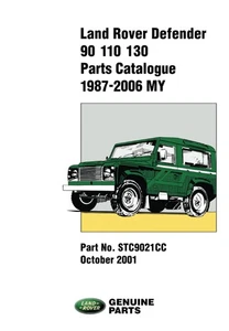 Land Rover Defender Parts Catalogue 90/110/130 1987-2006 by Jaguar Land Rover - Picture 1 of 1