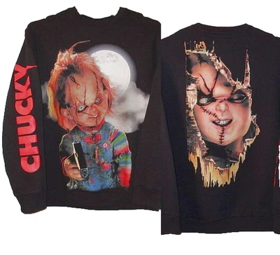 Sudadera Gráfica Shoe Palace Chucky Talla L Asesino 2 Lados Horror Gótico Halloween Foto 1 de 4