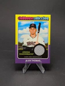 2024 Topps Heritage - Collezione Clubhouse Relics Alek Thomas #CCR-AT (MEM) - Foto 1 di 2