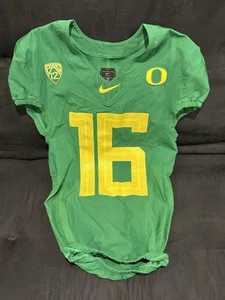 Oregon Ducks Game Worn Football Jersey #16 - Picture 1 of 4
