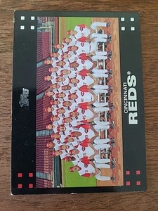 2007 Topps Red Back #237 Cincinnati Reds TC Cincinnati Reds Team Baseball Card - Picture 1 of 2