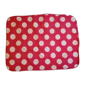 CIRCO Rosa Weiß Gepunktet Plüsch Velours Sherpa Babybett Decke Bettdecke - Bild 1 von 5