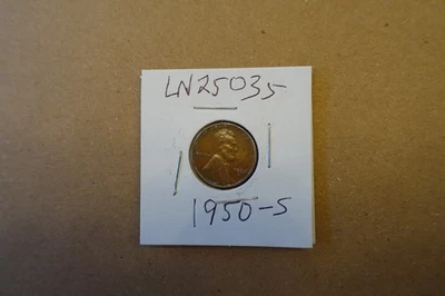 1950-S 1 cent Lincoln Penny - Image 1 of 2