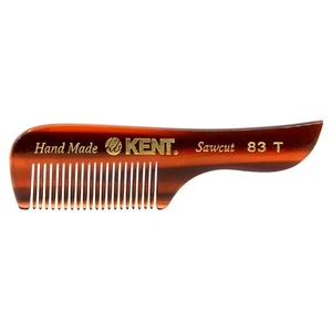 Peine de barba y bigote de dientes finos hecho a mano de 3,25" - Imagen 1 de 6