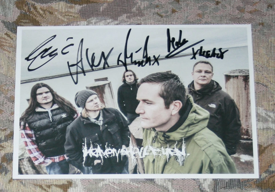 Heaven Shall Burn, orginal signiert, Top Autogrammkarte - Bild 1 von 1
