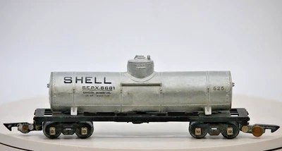 Gilbert American Flyer 625 Shell 1-D Tank Car S Scale 1:64 Gauge Post War - Image 1 of 4