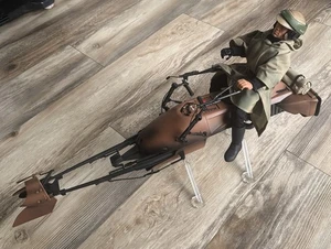 2001 Star Wars Power Of The Jedi 12" Luke Skywalker mit Speeder Bike Hasbro 🌟 EUC - Bild 1 von 21