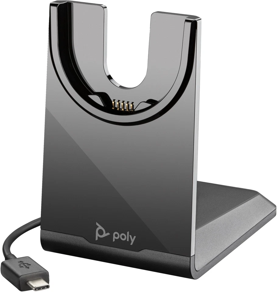 Poly Ladeschale Ladestation mit USB-C für Voyager 43 Serie und Focus 2 BRANDNEU - Bild 1 von 1