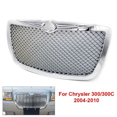 Rejilla totalmente cromada para Chrysler 300/300C 2005-2010 malla de radiador delantero Foto 1 de 4