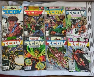 Icon #4,5,6,7,8,9,11,12 Icon  (DC 1993)  Bundel 8 Teile RaR selten  - Bild 1 von 1