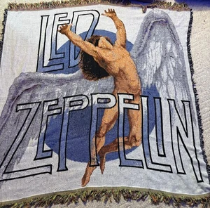 Led Zeppelin Tapestry Area Rug Wall Hanging 55x55" Towel Blanket ZOFO Plant Page - Picture 1 of 2