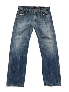 Citizens of Humanity Jeans Mens Sz 36x34 Long Ins Blue Perfect Casual Straight - Picture 1 of 13