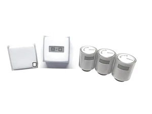 Juego inalámbrico termostato + 3 cabezales + puente Netatmo NBU-NTH-NAV-EU... - Imagen 1 de 12
