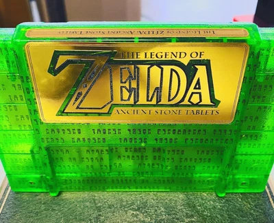Legend of Zelda Tabletas Piedra Antigua Raras Juegos FishyFace SNES Nuevo CARRITO VERDE Foto 1 de 4