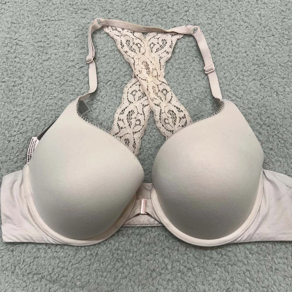 Sujetador Victoria Secret 38B Body con aros de Victoria espalda cruzada cobertura perfecta Foto 1 de 4