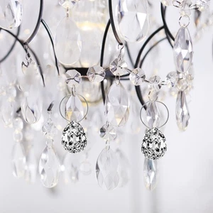 100 Pcs Stainless Steel Connecting Ring Mother Work Drop Crystal Lamp Pendant - Picture 1 of 12