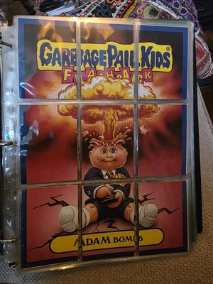 Garbage Pail Kids Flashback - Adam Bomb - Complete 9 card Puzzle. - Image 1 of 2