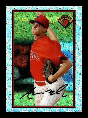 Refractores de diamantes plateados Bowman Draft 1989 is Back 2014 Aaron Nola #89BIB-AN Foto 1 de 2