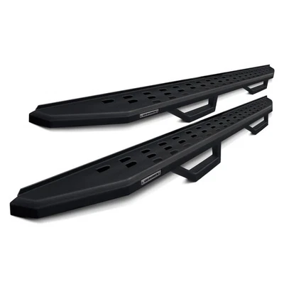 For Ford F-250 Super Duty 99-16 7.5" RB20 Cab Length Black Running Boards Foto 1 de 4