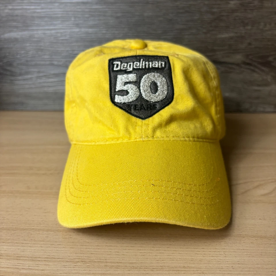 Gorra Degelman correa trasera amarilla ajustable Foto 1 de 4