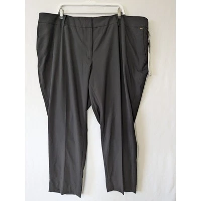 Calvin Klein Plus Size Classic Fit Straight Leg Pants Womens Size 24W Office New - Image 1 of 4