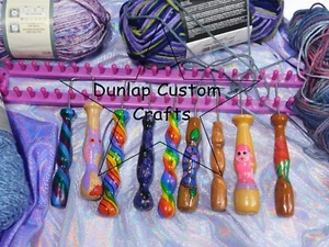 All Natural Wooden Handmade Ergonomic handle with Knitting loom hook! - Picture 1 of 10