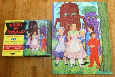 Rompecabezas de colección 1961 Walt Disney Babes in Toyland 70 piezas completo Foto 1 de 4