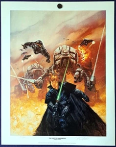 STAR WARS THE DARK EMPIRE II DAVE DORMAN SIGNED NUMBERED 122/150 LITHOGRAPHIE 1994 - Bild 1 von 4