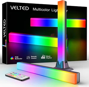 RGB Light Bar, Music Sync RGB IC LED Lights Bars, USB Powered Ambient Lighting, - Picture 1 of 7