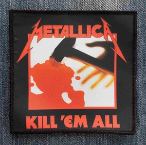Metallica Kill 'Em All Sublimated Printed Patch | Heavy Thrash Metal Band Logo - Bild 1 von 2