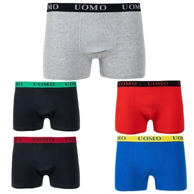 BOXERSHORTS RETROSHORTS BAUMWOLLE HERREN UNTERWÄSCHE UOMO PREMIUM UNTERHOSE 3XL