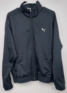Puma Black Unisex Gym Jacket Size M Full Zip - Picture 1 of 13