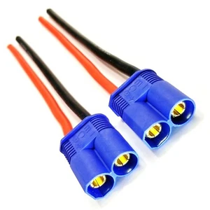 RCP (2) EC8 MALE LEADS HEAVY 10awg WIRE - Picture 1 of 10