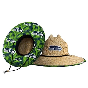 Seattle Seahawks FOCO Floral Straw Hat - Picture 1 of 3