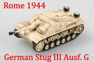 Easy Model 1/72 German Stug III Ausf.G Rome 1944 Plastic Tank Model #36150 - Picture 1 of 7